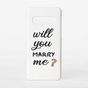 Heiraten Sie mich? Samsung Galaxy S10 Hülle