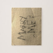 Heiraten Sie mich Sand-Heirat-Antrag Puzzle (Vertikal)