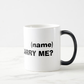 heiraten Sie mich Schale Verwandlungstasse