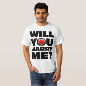 Heiraten Sie mich? T-Shirt (Vorne ganz)