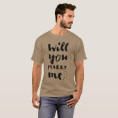Heiraten Sie mich? T-Shirt (Vorne ganz)
