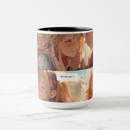 Heiraten Sie mich? Tasse (Zentrum)