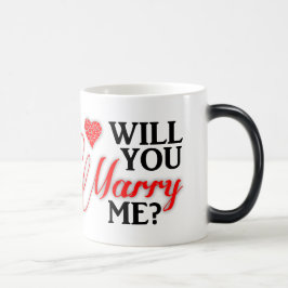 heiraten Sie mich? Überraschung Verwandlungstasse
