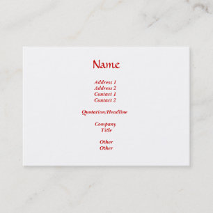 Heiraten Sie mich? Visitenkarte