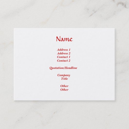 Heiraten Sie mich? Visitenkarte (Vorderseite)