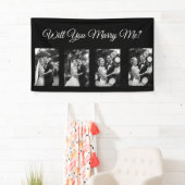Heiraten Sie mich Vorschlag Banner mit 4 Fotos (Insitu)