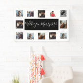 Heiraten Sie mich Vorschlag Banner mit Fotos (Insitu)