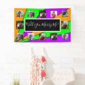 Heiraten Sie mich Vorschlag Banner mit Fotos (Insitu)