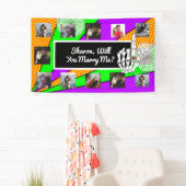 Heiraten Sie mich Vorschlag Banner mit Fotos (Insitu)