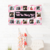 Heiraten Sie mich Vorschlag Banner mit Fotos (Insitu)
