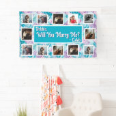 Heiraten Sie mich Vorschlag Banner mit Fotos (Insitu)