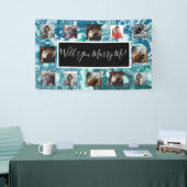Heiraten Sie mich Vorschlag Banner mit Fotos (Messeveranstaltung)