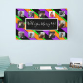 Heiraten Sie mich Vorschlag Banner mit Fotos (Messeveranstaltung)