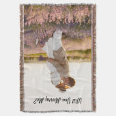 Heiraten Sie mich? Vorschlag Foto Decke (Vorderseite Vertikal)