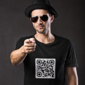 Heiraten Sie mich? Vorschlag für einen QR-Code T - T-Shirt