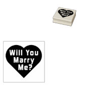 Heiraten Sie mich? Vorschlag Gummistempel (Stempel)