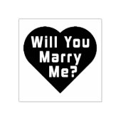 Heiraten Sie mich? Vorschlag Gummistempel (Prägung)