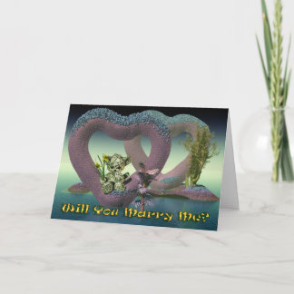 Heiraten Sie mich, Vorschlag Karte