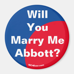 Heiraten Sie mir Abbott? Magnet