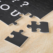 Heiraten Sie mir angepasstes Optikerdiagramm Puzzle (Seite)