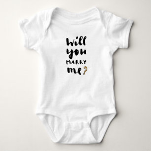 Heiraten Sie mir Baby Bodysuit Strampler