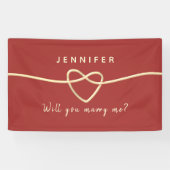 Heiraten Sie mir Banner (Horizontal)