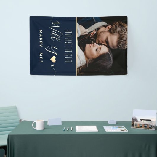 Heiraten Sie mir Banner (Messeveranstaltung)