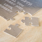 Heiraten Sie mir Beach Vorschlag Puzzle (Seite)