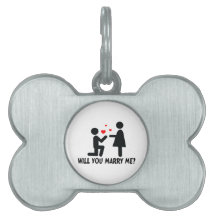 Heiraten Sie mir Bended Knee Man & Woman