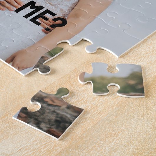 Heiraten Sie mir benutzerdefinierte Foto und Name  Puzzle (Seite)