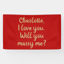 Heiraten Sie mir die rote Ehe? Banner