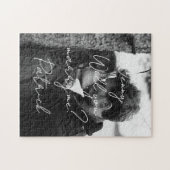 Heiraten Sie mir ein schwarz-weißes Vertikalrätsel Puzzle (Horizontal)