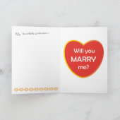 Heiraten Sie mir eine Karte (Innenseite)