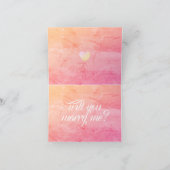 Heiraten Sie mir eine Karte (Innenseite)