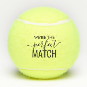 Heiraten Sie mir einen Heiratsvorschlag Tennisbälle (Rückseite)