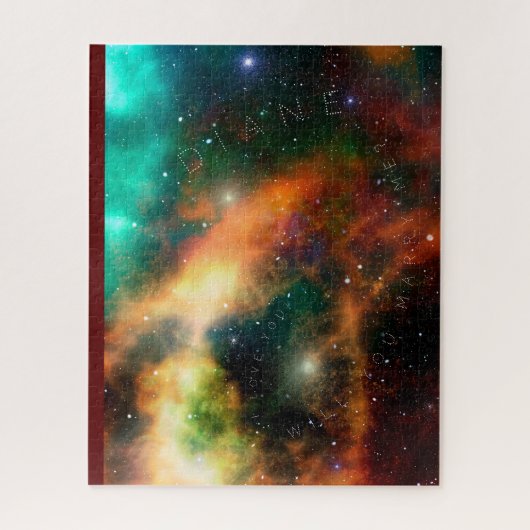 Heiraten Sie mir feine Sterne in der Andromeda Gal Puzzle (Vertikal)