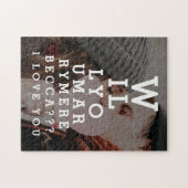 Heiraten Sie mir Foto-Optimiker-Diagramm Puzzle (Horizontal)