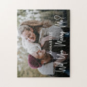 Heiraten Sie mir Foto Puzzle (Vertikal)