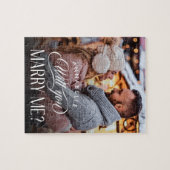 Heiraten Sie mir Foto Puzzle (Horizontal)