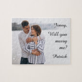 Heiraten Sie mir Foto Puzzle (Horizontal)
