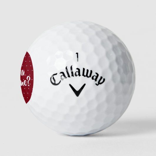 heiraten Sie mir Golfbälle von dalDesignNZ (Logo)