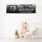 Heiraten Sie mir Individuelle Name und Foto Banner (Insitu)