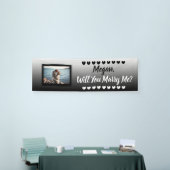 Heiraten Sie mir Individuelle Name und Foto Banner (Messeveranstaltung)