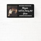 Heiraten Sie mir Individuelle Name und Foto Banner (InSitu)