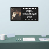 Heiraten Sie mir Individuelle Name und Foto Banner (Messe)