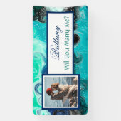 Heiraten Sie mir Individuelle Name Vorschlag Banne Banner (Vertikal)