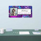 Heiraten Sie mir Individuelle Name Vorschlag Banne Banner (Messe)