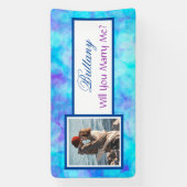 Heiraten Sie mir Individuelle Name Vorschlag Banne Banner (Vertikal)