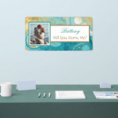 Heiraten Sie mir Individuelle Name Vorschlag Banne Banner (Messe)