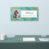 Heiraten Sie mir Individuelle Name Vorschlag Banne Banner (Messe)